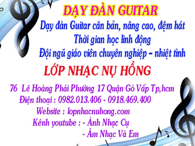 Địa Điểm Học Đàn Guitar ở tại Quận Gò Vấp