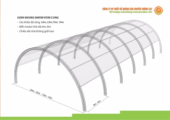 T&T Event HCM - Cung cấp khung truss hợp kim nhôm nhập khẩu