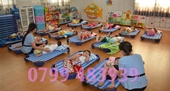 Chuyên bán giường ngủ mầm non cho trẻ em giá siêu khuyến mãi