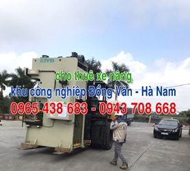 Cho thuê xe nâng khu công nghiệp Đồng Văn Hà Nam