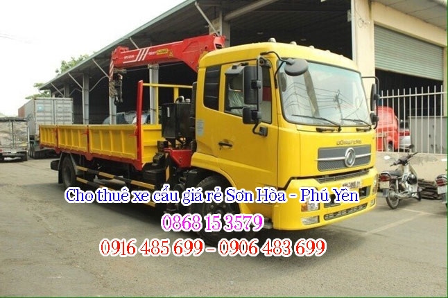 Thuê xe cẩu Sơn Hòa - Phú Yên gọi 0916.485.699
