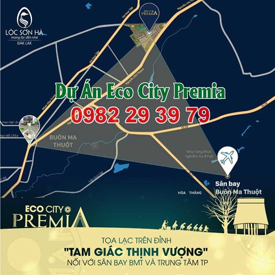  Dự Án Eco City Premia Buôn Ma Thuột Đắk Lắk