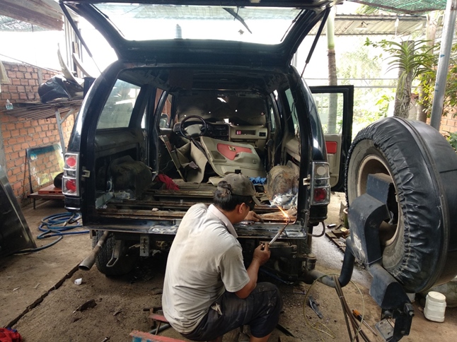 Làm đồng ô tô Phú Yên - Thợ làm đồng xe hơi (ô tô) tại Phú Yên - Thợ đồng Ô Tô chuyên nghiệp tại Phú Yên