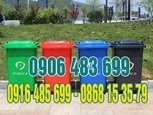 Thùng rác nhựa chuyên sỉ giá rẻ- Thùng rác 120 lít 240 lít 660 lít