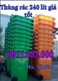 Phân phối thùng rác 120 lít 240 lít 660 lít giá rẻ tại miền tây