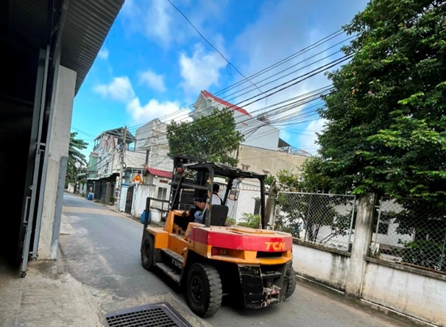 Cho thuê xe nâng khu công nghiệp Đồng Văn Hà Nam