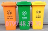 Thùng rác 40 lít 2 ngăn giá rẻ- sỉ thùng rác 120L 240L